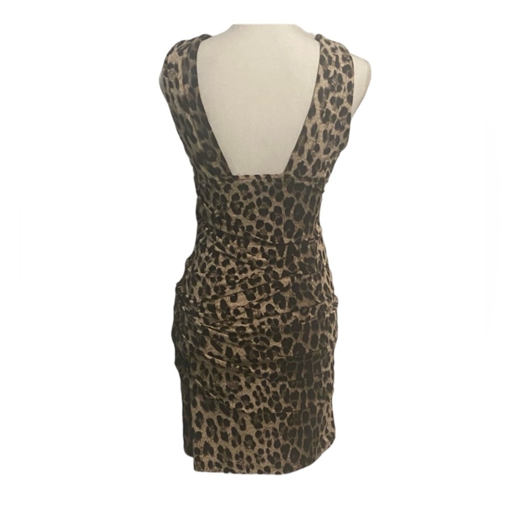 Forever 21 stretchy animal print mini dress - Picture 2 of 4